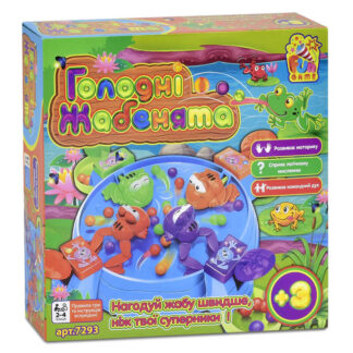 гр Настільна гра "Голодні жабенята" 7293 (12/2) "4FUN Game Club", в коробці