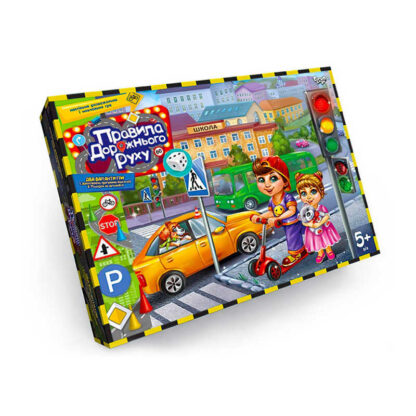 гр Гра наст. бол. Правила дорожнього руху 2в1 G-PDD-02U укр. НОВА (10) "Danko Toys"