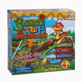 гр Настольная игра "Змійки та драбинки" 7335 (12/2) "4FUN Game Club", в коробке