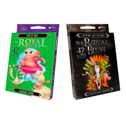 гр Карткова гра "The royal bluff" Вірю Не Вірю RBL-01-01U,RBL-01-02U /укр/ (32) "Danko Toys"