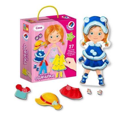 гр Гра настільна "Магнітна одягалка Соня" - VT 3702-07  (12) "Vladi Toys"