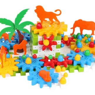 гр Игрушка "Конструктор" 3763 (5) "Technok Toys" 118 деталей, фигурки животных, в коробке