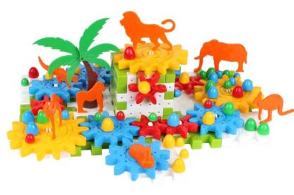 гр Игрушка "Конструктор" 3763 (5) "Technok Toys" 118 деталей, фигурки животных, в коробке