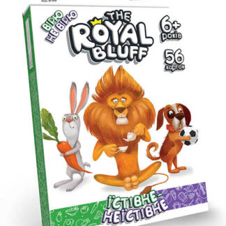 гр Карткова гра "The royal bluff. Їстівне неїстівне" RBL-02-01U /укр/ (32) "Danko Toys"