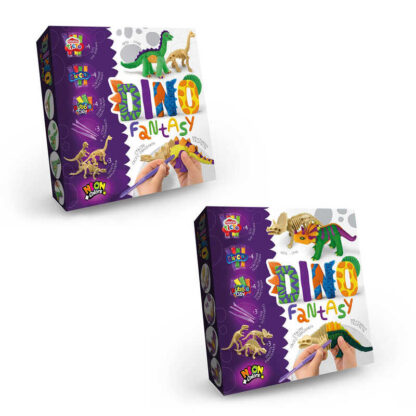 гр Набір для ліплення "Dino Fantasy" (6) DF-01-01U,02U УКР, "Danko Toys"