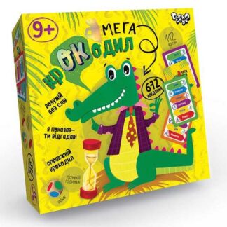 гр Настольная игра викторина "Мега-крокодил" (укр) CROC-03-01U (10) Danko Toys