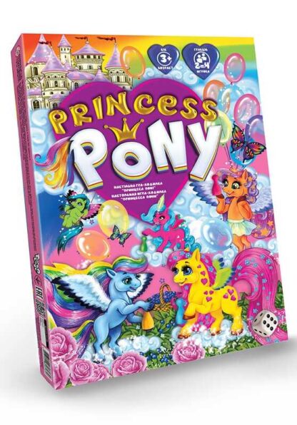 гр Настільна розважальна гра "Princess Pony" DTG96 (20) "Danko Toys", ОПИС УКР/РОС. МОВАМИ
