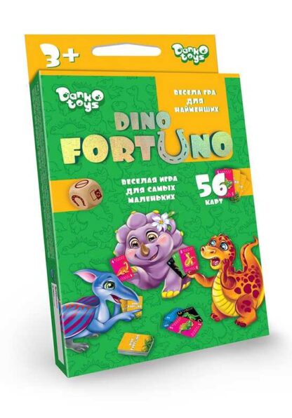 гр Розвиваюча настільна гра "Dino Fortunos" UF-05-01 (32) "Danko toys", ОПИС УКР/РОС. МОВАМИ