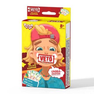 гр Настільна розважальна гра "Veto" VETO-02-01U міні УКР (32) "Danko Toys"