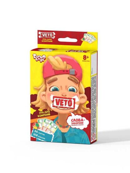 гр Настільна розважальна гра "Veto" VETO-02-01U міні УКР (32) "Danko Toys"