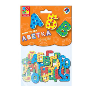 гр Магнітна гра "Абетка" (укр)  VT5900-02 (12) "Vladi Toys", 34 магнитных элемента