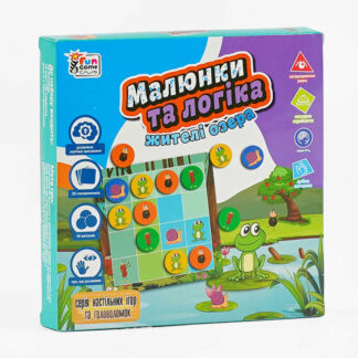 гр Настольная игра "Малюнки та логіка - Жителі Озера" UKB-B 0030 (12) "4FUN Game Club" на украинском языке, в коробке