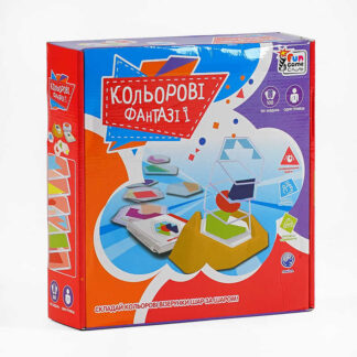 гр Развивающая игра UKВ-В 0041 "Кольорові фантазії" (12) "4FUN Game Club" в коробке