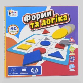 гр Развивающая игра "Форми та логіка" UKB-B 0034 (24) "4FUN Game Club", на украинском языке, в коробке