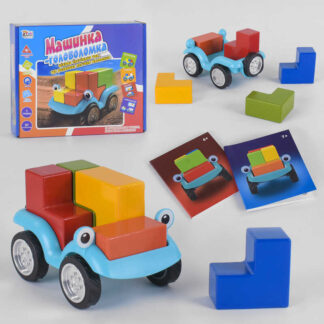 гр Развивающая игра "Машинка - головоломка" UKB-B 0043 (12) "4FUN Game Club", на украинском языке,  в коробке