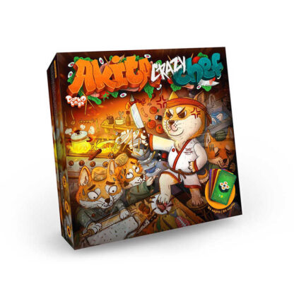 гр Настільна гра "Akita Crazy Chef" G-ACC-01-01 (10) "Danko Toys", ОПИС УКР/РОС. МОВАМИ