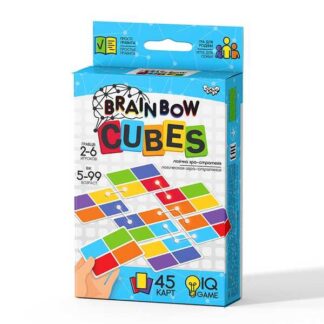 гр Розважальна настільна гра "Brainbow CUBES" G-BRC-01-01 (32) "Danko Toys", ОПИС УКР/РОС. МОВАМИ