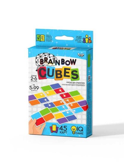 гр Розважальна настільна гра "Brainbow CUBES" G-BRC-01-01 (32) "Danko Toys", ОПИС УКР/РОС. МОВАМИ