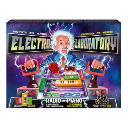 гр Електронний конструктор "Electro Laboratory. Radio+Piano" Elab-01-03 (5) "Danko Toys", ОПИС УКР/РОС. МОВАМИ