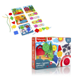 гр Гра-шнурівка "Fisher-Price Maxi-ґудзіки" VT2905-22 (6) "Vladi Toys"