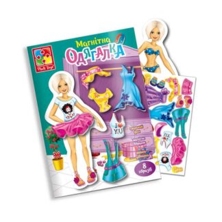 гр Магнітна гра "Блондинка" в папці (укр) VT3204-30 (60)  "Vladi Toys"