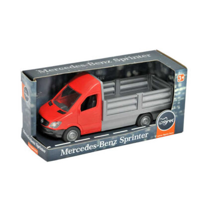 гр Автомобіль "Mercedes-Benz Sprinter" бортовий 39673 (червоний) (4) "Tigres" відчиняються двері кабіни, в коробці