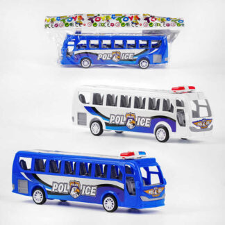 Автобус JY 88-2 A (360/2) "Поліція", 2 види, інерція, в пакеті