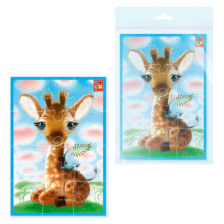гр Пазли м`які А4 "Малюк зможе. Жирафа" VT1103-94 (50) "Vladi Toys", в пакеті