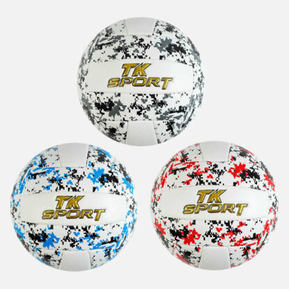 М`яч волейбольний C 60988 (60) "TK Sport" 3 види, матеріал м`який PVC, вага 280-300 грамм, розмір №5, ВИДАЄТЬСЯ ТІЛЬКИ МІКС ВИДІВ