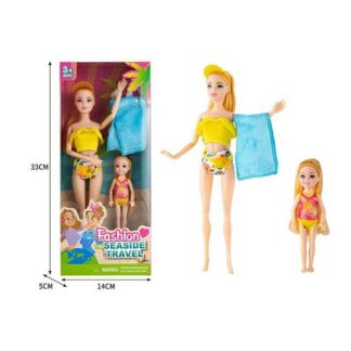 Лялька ST 55669-6 (120/2) висота 30 см, маленька лялечка, пляжні аксесуари, в коробці