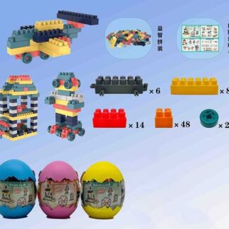 Конструктор 619-11 (72/2) 100 деталей, колеса, в яйці