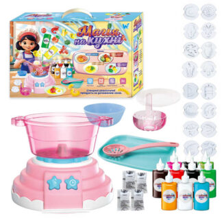 Набір для творчості "Магія на кухні" 47178 (12) "WToys", аквагель, мультиварка, звук, підсвіч, форми, 10 гелів, кухонне приладдя, в коробці