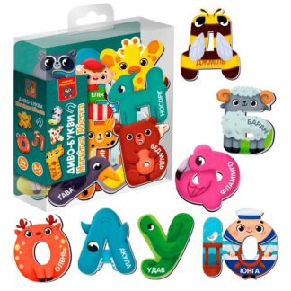 гр Гра розвиваюча магнітна "Диво-букви. Абетка" (укр) - VT5411-18 (20) "Vladi Toys"