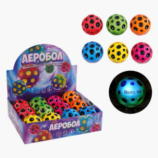 М`яч "Гравіті бол" C 66806 (32) "WToys", ЦІНА ЗА 12 ШТУК В БЛОЦІ, діаметр - 7 см, підсвічування, в коробці