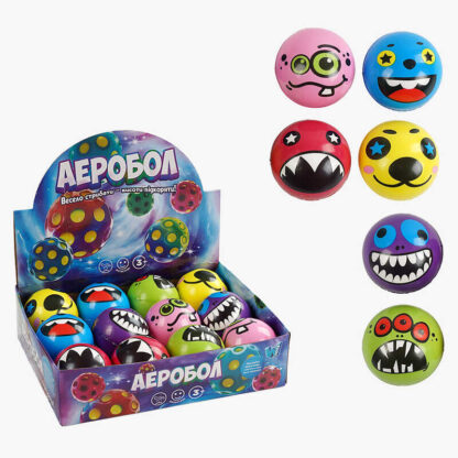 М`яч "Гравіті бол" C 66796 (32) "WToys", ЦІНА ЗА 12 ШТУК В БЛОЦІ, діаметр - 7 см, у коробці