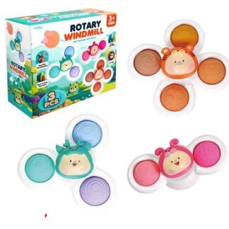 Брязкальце-спінер HB-TL 01 (72) 3 штуки, на присосках, pop it, в коробці
