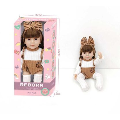 Лялька W 01-80 (36/2) висота: 32 см, аксесуари, знімний одяг, рухливі ніжки та ручки, прошите волосся, в коробці