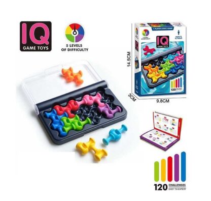 Логічна гра IQ 18 (144) 120 рівнів, інструкція, в коробці