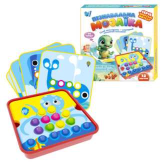 Пізнавальна мозаїка 13731 (60/2) "WToys", 38 елементів, 12 карток із завданнями, в коробці