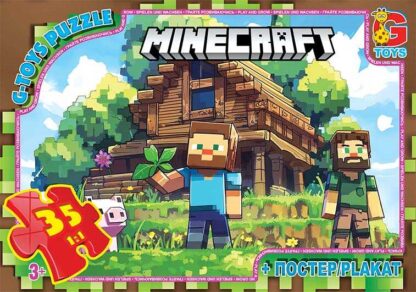 гр Пазли 35 ел. "G-Toys" "MINECRAFT" MC 798 (62) + постер