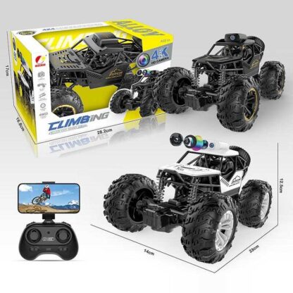 Джип на радіокеруванні CX 91 (24) 2 кольори, камера 4K HD, підсвіч., акум. 3.7V, пульт 2.4G, USB-кабель, амортизація, протиуд. корп., гум. шини, трима
