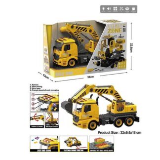 Машина-конструктор YW 9070 B (24/2) світло, звук, інерція, в коробці