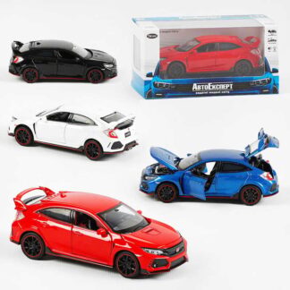Машина металлопластик LF - 85358 (72) "Авто Експерт", 4 цвета, 1:32, свет, звук, инерция, открываются двери, багажник, капот, в коробке