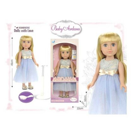 Кукла A 666 A (24/2) "Модница", аксессуары, 45 см, в коробке