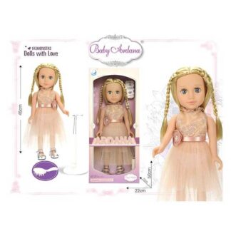 Кукла A 666 C (24/2) "Модница", аксессуары, 45 см, в коробке