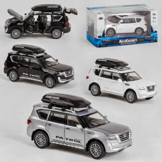Машинка ТК - 6505 (32) "Авто Експерт", 3 кольори, металопластик, 1:32, світло, звук, інерція, відчиняються двері, багажник, капот, в коробці, МІКС