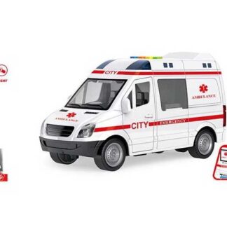 Машина WY 590 E (36) "Швидка допомога", підсвічування, звуки, інерція, в коробці