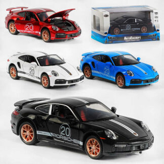 Машина LF-01232 (48/2) "Авто Експерт", 4 кольори, металопластик, 1:32, світло, звук, інерція, відчиняються двері, капот, в коробці, МІКС