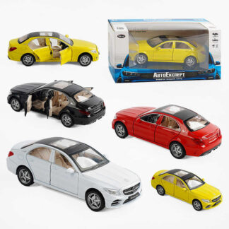 Машинка DL 47020 (48/2) "Авто Експерт", 4 кольори, металопластик, масштаб 1:32, світло, звук, інерція, в коробці, МІКС ВИДІВ