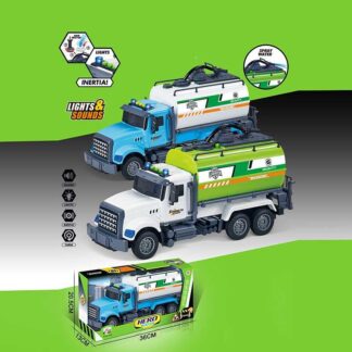 Машина музична 687-46 B (24/2) 2 види, підсвічування, звукові ефекти, інерція, бризкає водою, рухомі деталі, в коробці